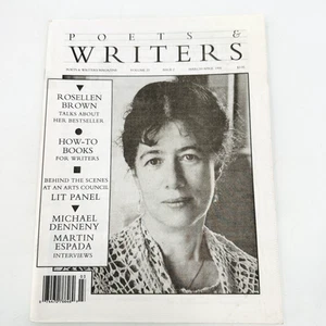 VINTAGE Poets & Writers Magazine March/April 1995 Rosellen Brown Espada Poetry - Picture 1 of 13