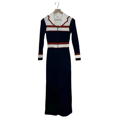 Vtg 70s Womens Jc Penney Disco Zip Up Jumpsuit Size M/L - Image 1 of 4