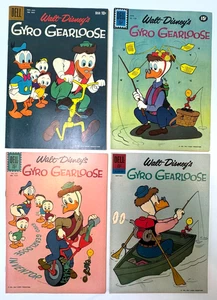 Lotto di 4 fumetti vintage Walt Disney's Gyro Gearloose Dell 1959-1962 HTF - Foto 1 di 13