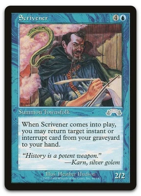 Scrivener #46 (NM) Exodus EXO Magic MTG - Image 1 of 2