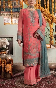 New Wedding Indian Designer Dress Party Wear Salwar Kameez Pakistani Bollywood - Picture 1 of 4