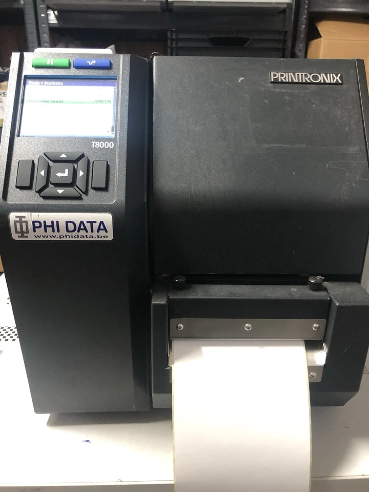 Printronix T8000 T8304 Ptxthh104 Etikettendrucker Cutter Lan Usb Ser Top - Bild 1 von 4