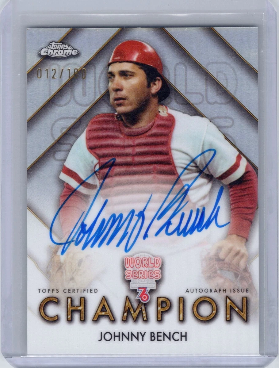 MLB Johnny Bench 100枚限定直筆サインカード MLB Johnny Bench 100枚限定直筆サインカード MLB Johnny Bench