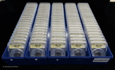Full P & D 50 State Quarter Set 100 Coins ANACS MS 67 | Uncirculated UNC BU - Image 1 of 4