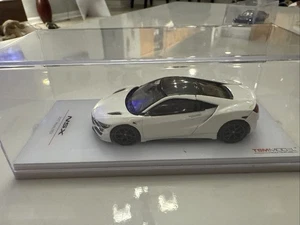2017 Acura NSX White W Carbon Fiber Package LHD 1:43 TSM Models Resin Brand New - Picture 1 of 5