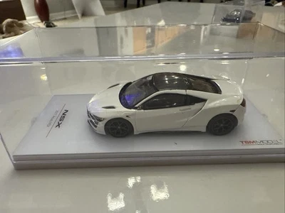 2017 Acura NSX White W Carbon Fiber Package LHD 1:43 TSM Models Resin Brand New - Image 1 of 4
