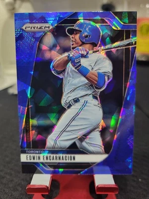 Edwin Encarnación - 2025 Prizm #158 - Blue Cracked Ice Prizm Foto 1 de 2
