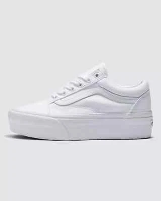 Vans Old Skool Stackform 34mm Women's sneaker Size 6-10  Black, White - Image 1 of 4