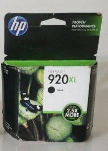 HP 920XL Black Ink Cartridge (CD975AN) Expired June 2016 NIB 920 XL - Picture 1 of 2