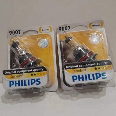 Juego de 2 Bombillas Faro Estándar Philips 9007 B1 Nuevas en Paquete Precintado - Lote Foto 1 de 4