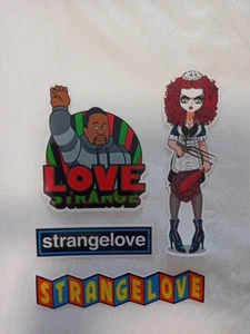 Strangelove Skateboard Stickers X 4 - Sean Cliver - Picture 1 of 5