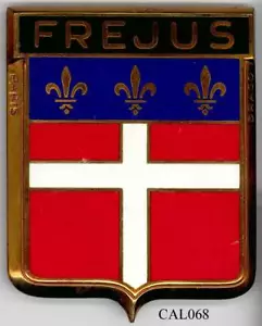 CAL068 - PLAQUE DE CALANDRE AUTO - FREJUS - Imagen 1 de 1