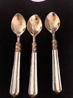 Lot of 3 Vintage Baby Spoons (Gold Plated ?)