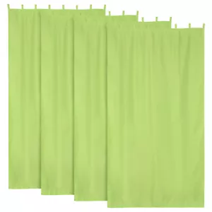 54"x108" Outdoor Privacy Curtain Panel Tab Top UV30+ Porch Pergola Deck 4 Piece - Picture 1 of 8