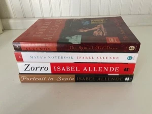 Isabel Allende Lot: Portrait in Sepia, Zorro & 2 Other Advance ARCs - Picture 1 of 9