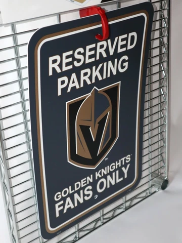 Vegas Golden Knights Car Flag, Parking Sign & Magnet. FREE VGK gift Included Cover