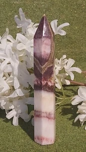 Dali Rainbow Jasper Carved Gemstone Tower 130g (C4) - Picture 1 of 3