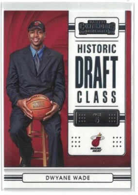 2022-23 Panini Contenders Historic Draft Class Dwyane Wade Miami Heat #294 - Image 1 of 2