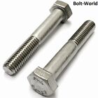 8-32, 10-24 1/4 5/16 3/8 & 1/2" UNC A2 STAINLESS STEEL HEX HEAD SET SCREWS BOLTS