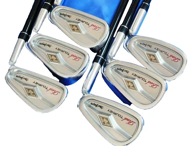 MACGREGOR RED TOURNEY 6PC S-FLEX JAPAN Limited MODEL IRONS SET NWO - Image 1 of 4