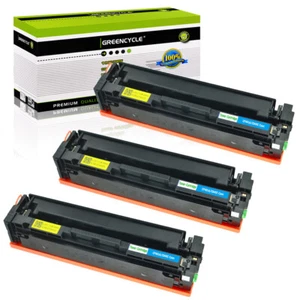 Tóner cian 3 piezas compatible con HP CF401A 201A Laserjet Pro MFP M277 M274n M277n M277dw - Imagen 1 de 12
