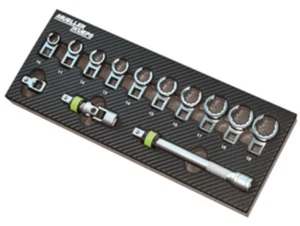 Mueller-Kueps 571400 13 Piece Ratchet Flare Nut Wrench Set - Picture 1 of 1