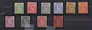 TURKS&CAICOS #13-22 1909 KEVII Fresh nice quality MINT hinged - Picture 1 of 1