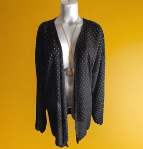 New NY INVASION Women's Plus Size 2X -Duster Open Cardigan Printed Top - Picture 1 of 10
