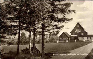 Hotel Zugspitze Waldidyll Erzgebirge Sachsen AK ~1963 DDR Echtfoto-AK ungelaufen - Picture 1 of 2
