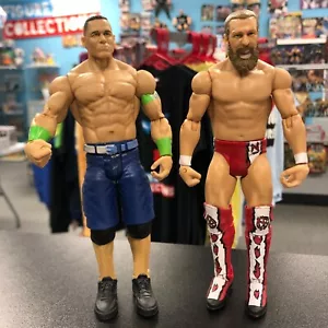 WWE Mattel USED Wrestling Figures Basic Set Lot John Cena Daniel Bryan Danielson - Picture 1 of 7