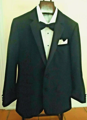 Gucci, Authentic Men's Dinner / Tuxedo Jacket Black-size 48 ( Euro ) 38 USA- NWT - Image 1 of 4
