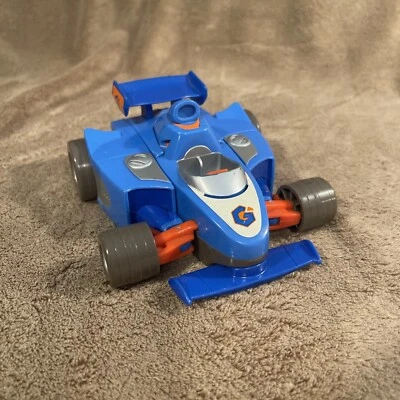 Playskool Transformers 2002 Go-Bots AERO-BOT RACER Race Car Hasbro NR - Image 1 of 4