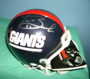 Tiki Barber Autographed New York Giants Mini Helmet w/ COA AUCT#1275 - Picture 1 of 2