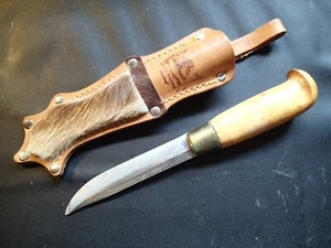 NICE VINTAGE SHARP HUNTING KNIFE PUUKKO MARTTIINI FINLAND FINNISH - Picture 1 of 7
