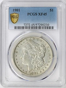 1901 $1 Morgan Dollar PCGS XF45 - Picture 1 of 4
