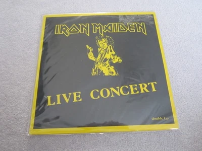 rare Iron Maiden, 12" double album ,Live concert ,Manchester 1982 - Image 1 of 3