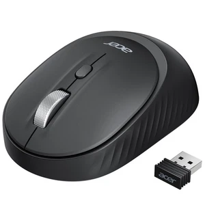 Wireless Bluetooth Mouse for Laptop, PC - Dual Mode, Ergonomic, USB Receiver - Picture 1 of 8