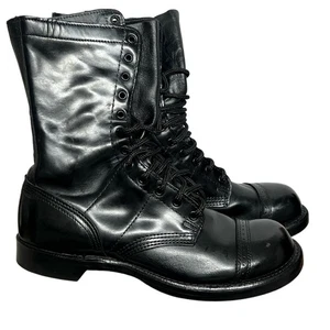 Corcoran Boots Men 9.5 D Cap Toe Military Combat Paratrooper Jumper Vintage USA - Picture 1 of 16
