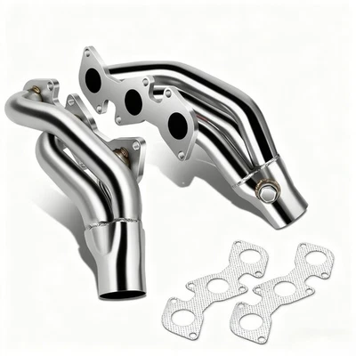 Par de cabezales de colector de escape de acero inoxidable para Toyota Tacoma FJ 2005-2011 4,0 L Foto 1 de 4