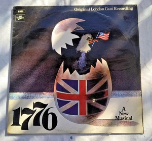 1776 - A NEW MUSICAL ORIG LONDON CAST LP (1970, LEWIS FIANDER, SHERMAN EDWARDS) - Picture 1 of 3