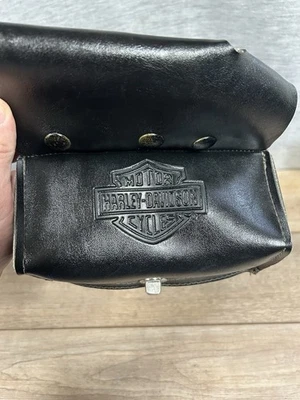 Harley-Davidson Vintage Leather Touring Saddle Bag Genuine Harley Motorcycle - Image 1 of 4