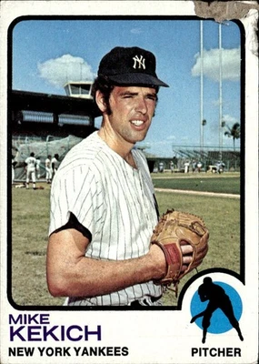 Mike Kekich 1973 Topps #371 New York Yankees - Image 1 of 2