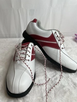 Etonic Women’s 9.5 Golf Shoes White Red New No Tags Or Box - Image 1 of 4