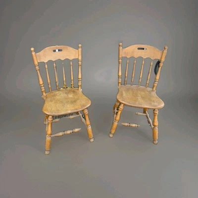 Ethan Allen Solid Maple & Birch Chairs (Total Of 2) - Image 1 of 4