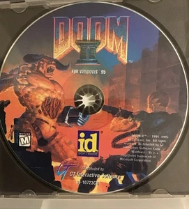 Doom II para Windows 95 PC CD-ROM de colección 1995 reproducción de video - sin manual  - Imagen 1 de 2