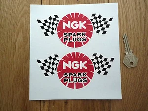 Bujías NGK Estilo Automóvil a Marca/Placa Bujías NGK 6" Par Bicicleta de Carreras de Carreras - Imagen 1 de 1