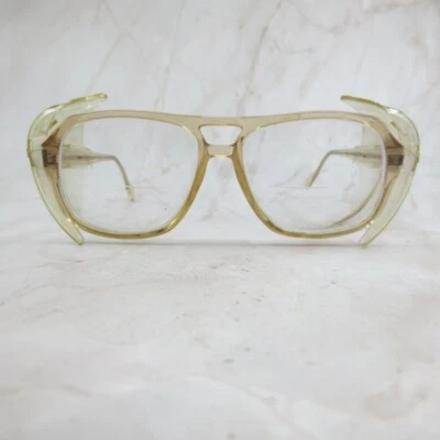 Gafas de seguridad Titmus Z87 unisex adulto transparente bronceado borde completo con protector lateral Foto 1 de 4