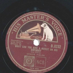 Gracie Fields - What Can You Give A Nudist On His Birthday / Isle Of Capri - Bild 1 von 4