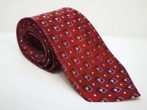 Jos A Bank Executive Collection rote Krawatte 59,5" x 3,75" 100 % Seide Krawatte Italien - Bild 1 von 5