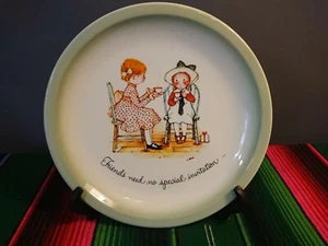 Vintage Retro 70er Holly Hobbie Sammler Teller süßes Bild Cartoon amerikanisch 23,5 cm - Bild 1 von 5